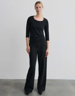 Basicshirt Kain Zwart Online Bestellen*OPUS Best