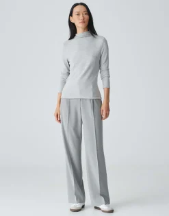 Basic Shirt Sasemin Grijs Online Bestellen*OPUS New
