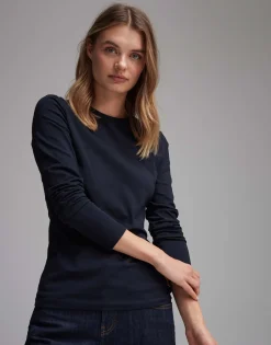 Basic Shirt Smilla Blauw Online Bestellen*OPUS Fashion