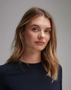 Basic Shirt Smilla Blauw Online Bestellen*OPUS Fashion