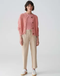 Basic Shirt Smilla Roze Online Bestellen*OPUS Cheap