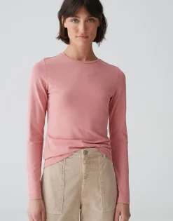 Basic Shirt Smilla Roze Online Bestellen*OPUS Cheap