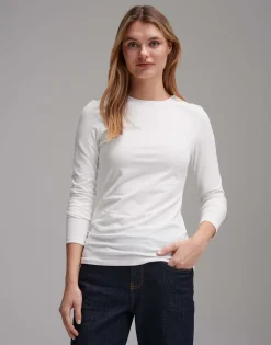 Basic Shirt Smilla Wit Online Bestellen*OPUS Cheap