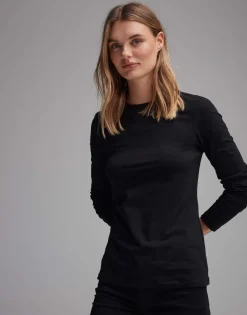 Basic Shirt Smilla Zwart Online Bestellen*OPUS Best