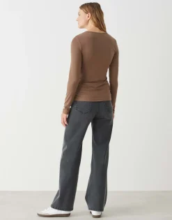 Basic Shirt Sogeti Bruin Online Bestellen*OPUS Shop