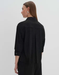 Blouse Met Lange Mouwen Zelura Zwart Online Bestellen*OPUS Best Sale