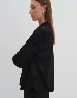 Blouse Met Lange Mouwen Zelura Zwart Online Bestellen*OPUS Best Sale