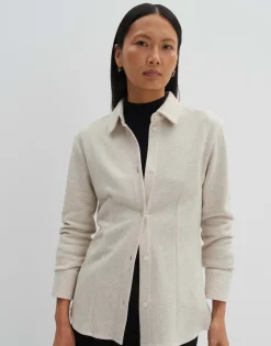Blouse Met Lange Mouwen Zunara Beige Online Bestellen*OPUS Best