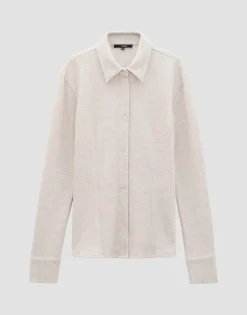 Blouse Met Lange Mouwen Zunara Beige Online Bestellen*OPUS Best