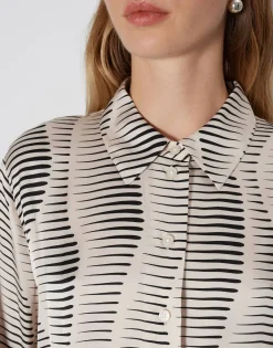 Blouse Met Print Zauryn Wit Online Bestellen*OPUS Cheap