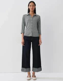 Blouse Shirt Kelly Pattern Groen Online Bestellen*OPUS Online