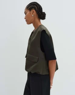 Bodywarmer Noeevi Groen Online Bestellen*OPUS New
