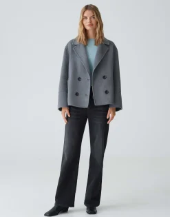 Caban Jas Hilna Grijs Online Bestellen*OPUS New