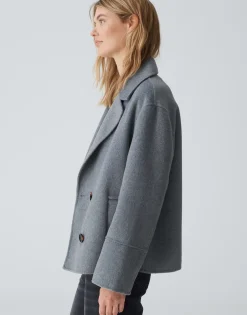 Caban Jas Hilna Grijs Online Bestellen*OPUS New