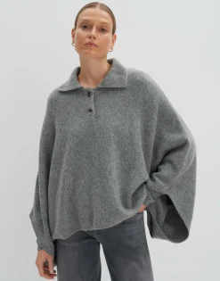 Cape Briala Cape Grijs Online Bestellen*OPUS Flash Sale