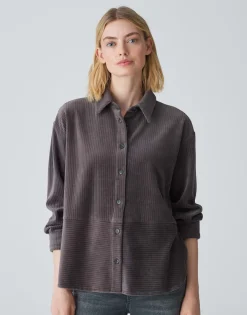 Corduroy Bloes Flevo Grijs Online Bestellen*OPUS New