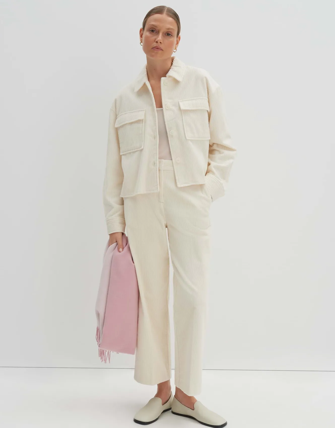 Corduroy Bloes Zohanna Wit Online Bestellen*OPUS Cheap