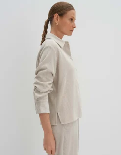 Corduroy Bloes Zortney Detail Beige Online Bestellen*OPUS Cheap