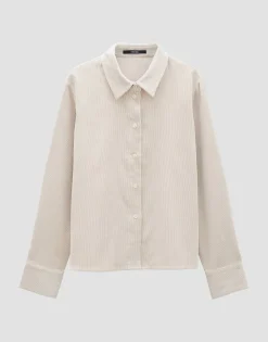 Corduroy Bloes Zortney Detail Beige Online Bestellen*OPUS Cheap