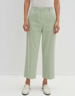 Corduroy Broek Cisilia Corduroy Groen Online Bestellen*OPUS Discount