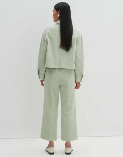 Corduroy Broek Cisilia Corduroy Groen Online Bestellen*OPUS Discount