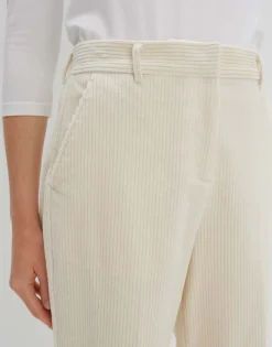 Corduroy Broek Cisilia Corduroy Wit Online Bestellen*OPUS Cheap