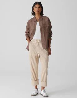 Corduroy Broek Malpi Cargo Beige Online Bestellen*OPUS Online