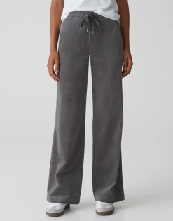 Corduroy Broek Mileni Track Grijs Online Bestellen*OPUS Online