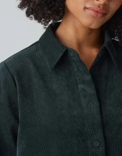 Corduroy Jurk Wedelia Groen Online Bestellen*OPUS Sale
