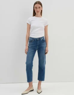 Cropped Relaxed Jeans Corah Blauw Online Bestellen*OPUS Store