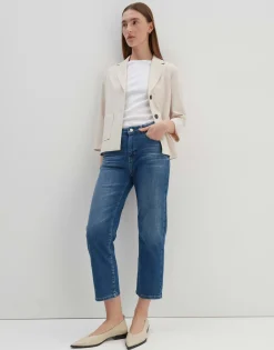 Cropped Relaxed Jeans Corah Blauw Online Bestellen*OPUS Store
