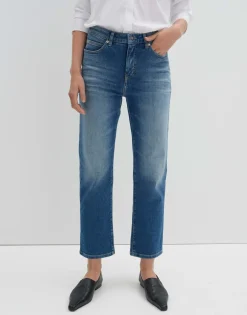 Cropped Relaxed Jeans Corah Iconic Blauw Online Bestellen*OPUS Flash Sale