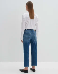 Cropped Relaxed Jeans Corah Iconic Blauw Online Bestellen*OPUS Flash Sale