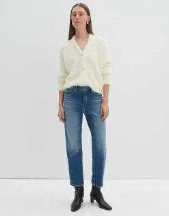Cropped Relaxed Jeans Corah Iconic Blauw Online Bestellen*OPUS Flash Sale