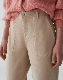 Cropped Wide Jeans Mokoti Work Beige Online Bestellen*OPUS Outlet