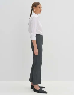 Flared Pants Curinna Mélange Grijs Online Bestellen*OPUS Outlet