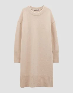 Gebreide Jurk Qiola Beige Online Bestellen*OPUS Best