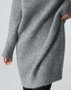 Gebreide Jurk Wakona Grijs Online Bestellen*OPUS Cheap