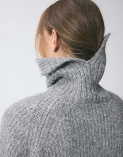 Gebreide Jurk Wakona Grijs Online Bestellen*OPUS Cheap