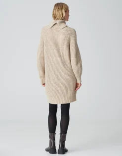 Gebreide Jurk Wakya Beige Online Bestellen*OPUS Fashion