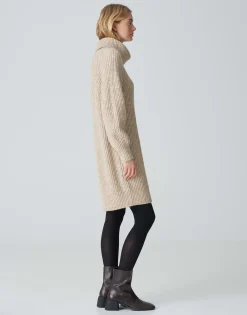 Gebreide Jurk Wakya Beige Online Bestellen*OPUS Fashion