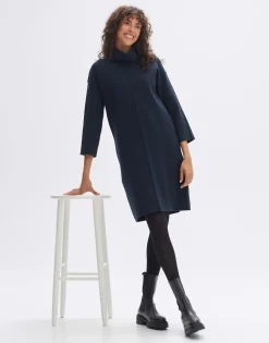 Gebreide Jurk Wingela Blauw Online Bestellen*OPUS Clearance