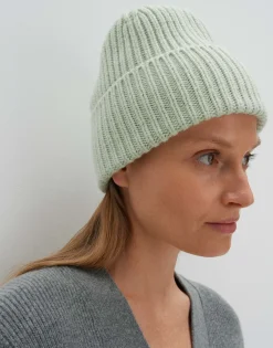 Gebreide Muts Beky Soft Groen Online Bestellen*OPUS Fashion