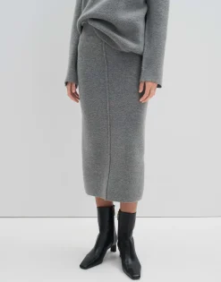 Gebreide Rok Onitti Grijs Online Bestellen*OPUS Outlet