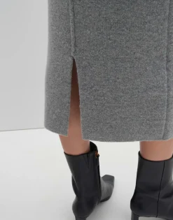 Gebreide Rok Onitti Grijs Online Bestellen*OPUS Outlet