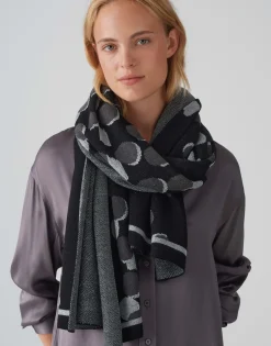 Gebreide Sjaal Acosmico Scarf Zwart Online Bestellen*OPUS Store