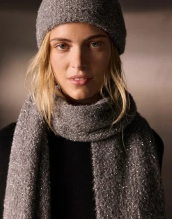 Gebreide Sjaal Aglezi Scarf Grijs Online Bestellen*OPUS Shop