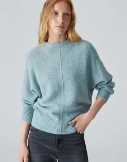 Gebreide Trui Pahuma Soft Blauw Online Bestellen*OPUS Store