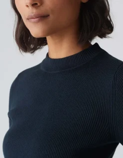 Gebreide Trui Peffo Blauw Online Bestellen*OPUS Hot
