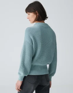 Gebreide Trui Pufamo Blauw Online Bestellen*OPUS Best Sale